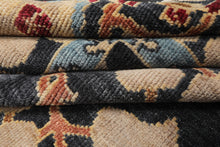 LoomBloom Multi Color Multi Size Hand Knotted Arts & Crafts/Mission Stained Glass Oushak Wool Oriental Area Rug