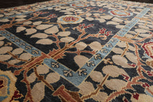 LoomBloom Multi Color Multi Size Hand Knotted Arts & Crafts/Mission Stained Glass Oushak Wool Oriental Area Rug