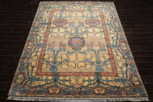 LoomBloom Multi Color Multi Size Hand Knotted Arts & Crafts/Mission Stained Glass Oushak Wool Oriental Area Rug