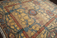 LoomBloom Multi Color Multi Size Hand Knotted Arts & Crafts/Mission Stained Glass Oushak Wool Oriental Area Rug