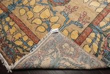 LoomBloom Multi Color Multi Size Hand Knotted Arts & Crafts/Mission Stained Glass Oushak Wool Oriental Area Rug