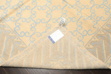 8x10 Ivory, Beige, Taupe Color Hand Knotted Tibetan Wool Transitional Oriental Rug