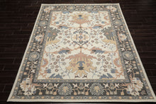 Multi Size Ivory Blush Beige Color Hand Hooked  Wool Traditional Oriental Rug