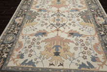 Multi Size Ivory Blush Beige Color Hand Hooked  Wool Traditional Oriental Rug
