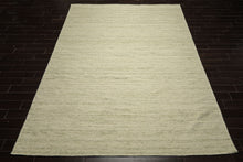 9x12 Ivory, Sage, Color Hand Woven  New Zealand Wool & Mohair Modern Oriental Rug