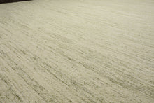 9x12 Ivory, Sage, Color Hand Woven  New Zealand Wool & Mohair Modern Oriental Rug