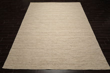 9x12 Ivory, Oatmeal, Color Hand Woven  New Zealand Wool & Mohair Modern Oriental Rug