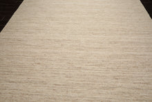 9x12 Ivory, Oatmeal, Color Hand Woven  New Zealand Wool & Mohair Modern Oriental Rug