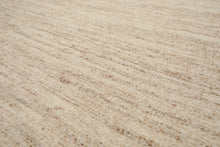 9x12 Ivory, Oatmeal, Color Hand Woven  New Zealand Wool & Mohair Modern Oriental Rug