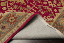 Multi Size Crimson Aqua Beige Color Hand Tufted  Wool Traditional Oriental Rug