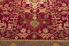 Multi Size Crimson Aqua Beige Color Hand Tufted  Wool Traditional Oriental Rug