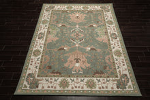 Multi Size Sage Ivory Brown Color Hand Hooked  Wool Traditional Oriental Rug