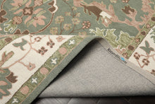 Multi Size Sage Ivory Brown Color Hand Hooked  Wool Traditional Oriental Rug
