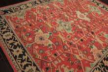 Multi Size Coral Charcoal Peach Color Hand Tufted  Wool Traditional Oriental Rug
