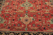 Multi Size Coral Charcoal Peach Color Hand Tufted  Wool Traditional Oriental Rug