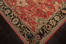 Multi Size Coral Charcoal Peach Color Hand Tufted  Wool Traditional Oriental Rug