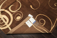 8x10 Brown, Gold, Color Hand Knotted Tibetan Wool & Pure Silk Modern & Contemporay Oriental Rug