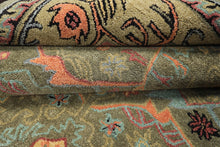 Multi Size Sage Pistachio Blush Color Hand Tufted  Wool Traditional Oriental Rug