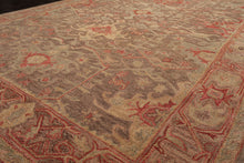 Multi Size Brown Taupe Coral Color Hand Tufted  Wool Traditional Oriental Rug