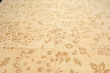 12x15 Ivory, Khaki, Color Hand Knotted Indo Tibetan Wool Transitional Oriental Rug