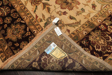 12x18 Beige, Maroon, Sage Color Hand Knotted Agra Wool Traditional Oriental Rug