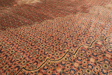 12x18 Black, Rust, Rose Color Hand Knotted Sino Persian Wool & Silk Traditional Oriental Rug