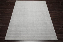 LoomBloom Multi Size Ash Gray Hand Tufted Contemporary Berber Herringbone 100% New Zealand Wool Oriental Area Rug