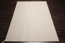 LoomBloom Multi Size Beige Hand Tufted Contemporary Berber Herringbone New Zealand Wool Oriental Area Rug