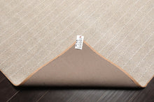 LoomBloom Multi Size Beige Hand Tufted Contemporary Berber Herringbone New Zealand Wool Oriental Area Rug