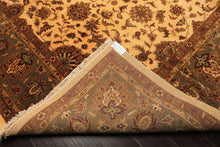 12x18 Ivory, Sage, Rust Color Hand Knotted Agra New Zealand Wool Traditional Oriental Rug
