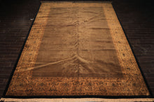 12x18 Black, Gold, Sage Color Hand Knotted Indo Persian New Zealand Wool Transitional Oriental Rug