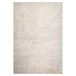 8'11"x 11'11" Hand Knotted Wool Antiqued Turkish weave Area Rug Muted Tone on Tone Gray