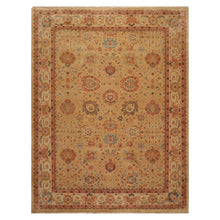 9' x 11'10" Hand Knotted 100% Wool Pak-Parsian 16/18 300 KPSI Area Rug Tan