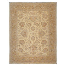 8'11'' x 11'6'' Hand Knotted 100% Wool Peshawar Oriental Area Rug Beige