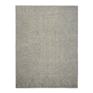 9x12 Gray, Slate Hand Knotted 100% Wool Sherpa Design Tibetan Oriental Area Rug