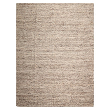 LoomBloom 9'x12' Oat Meal Hand Woven Organic Flatweave Traditional Geometric Wool Oriental Area Rug