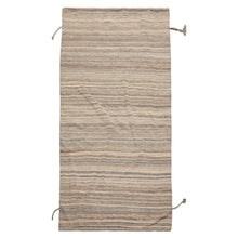 3'x5' Beige Hand Knotted Afghan Moroccan Modern & Contemporary Stripes Wool Oriental Area Rug