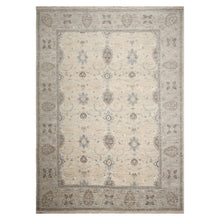 10'x14' Beige Hand Knotted Khyber Traditional Wool Oriental Area Rug