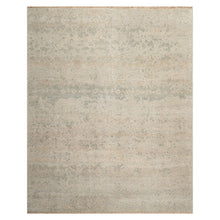 8x10 Gray, Beige, Green Color Hand Knotted Afghan Oushak Wool Traditional Oriental Rug