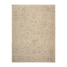 LoomBloom Beige Oushak Wool Rug LoomBloom Hand Knotted 8'11''x11'11''