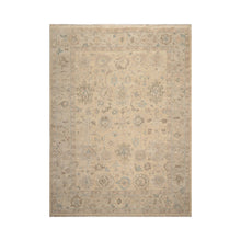 LoomBloom Beige Oushak Wool Rug LoomBloom Hand Knotted 8'11''x11'10''