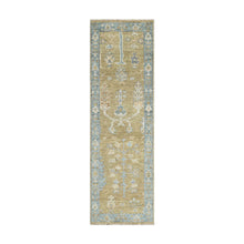 Multi Sizes Warm Beige Hand Knotted Traditional Oushak Wool Oriental Area Rug