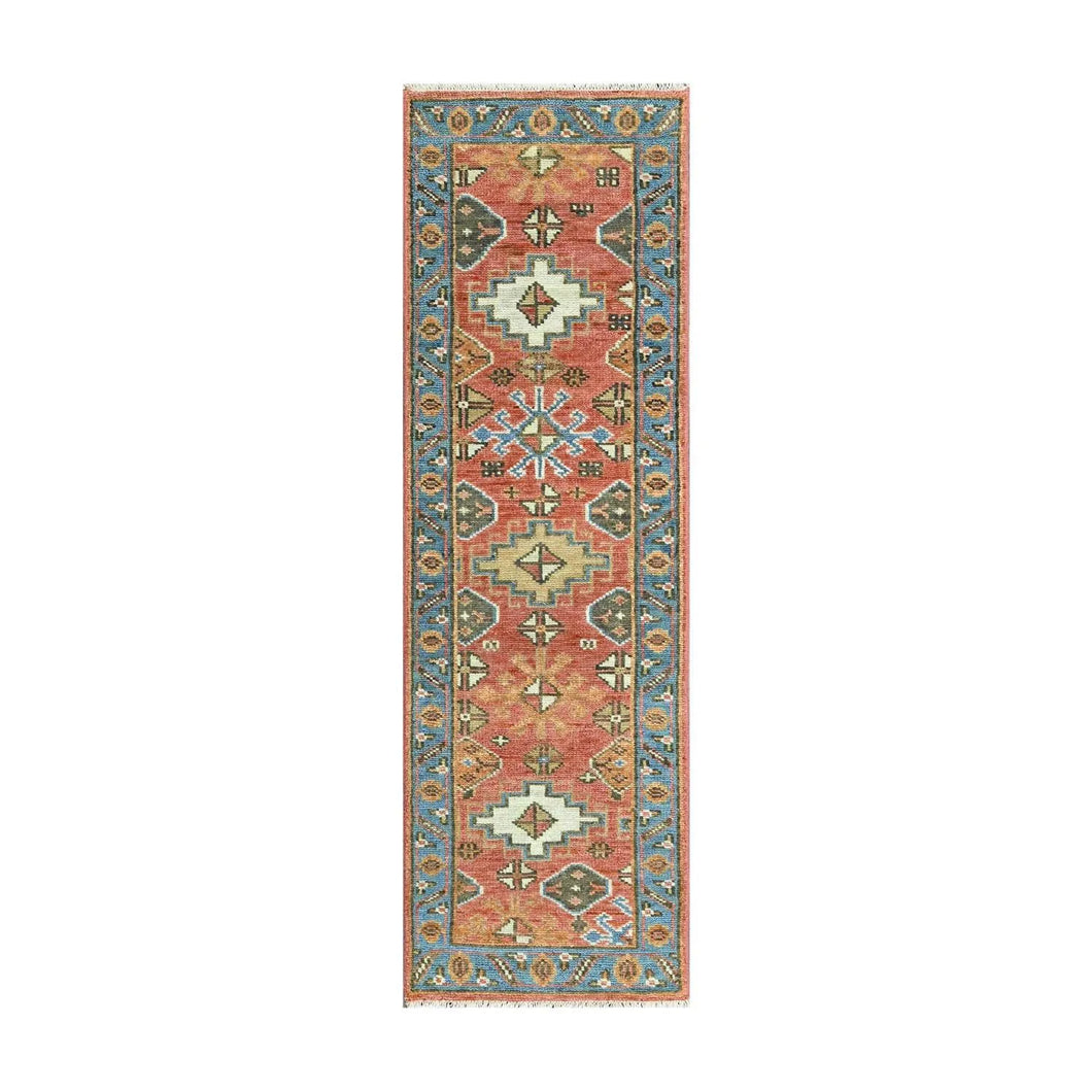 Multi Sizes Coral Hand Knotted Arts & Crafts/Mission Oushak Wool Oriental Area Rug - Oriental Rug Of Houston