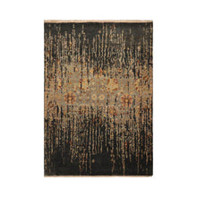 LoomBloom 6'0''x8'8" Dark Forest Green Hand Knotted Traditional Oushak Wool Oriental Area Rug - Oriental Rug Of Houston