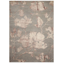 LoomBloom Multi Sizes Gray Contemporary Botanical Hand Tufted Floral Wool Oriental Area Rug