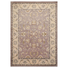 LoomBloom Multi Size Aubergine Hand Tufted Traditional Abstract Wool Oriental Area Rug