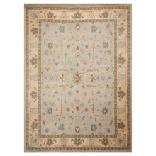 LoomBloom 8'8''x12' Mint Hand Tufted Traditional Abstract Wool Oriental Area Rug