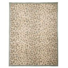 LoomBloom Multi Size Tan Hand Tufted Modern Leopard Print Wool and Bamboo Silk Oriental Area Rug