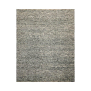 8x10 Ivory, Gray, Green Color Hand Knotted High End Designer Wool Contemporary Oriental Rug