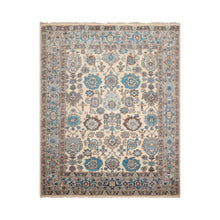 Multi Size Beige Gray Aqua Color Hand Knotted Oriental Wool Arts & Crafts/Mission Oriental Rug